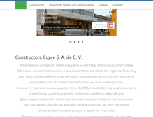Tablet Screenshot of cupre.com